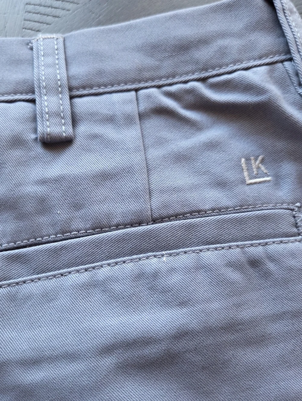 NWT Haggar Life Khaki Relaxed Straight Chino Pants 36x30 Cadet Blue REPREVE